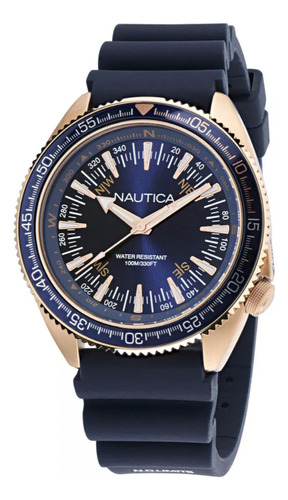 Reloj Para Hombre Nautica Vintage Napnvf306 Azul