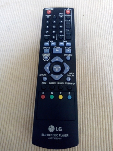 Control Remoto Bluray LG