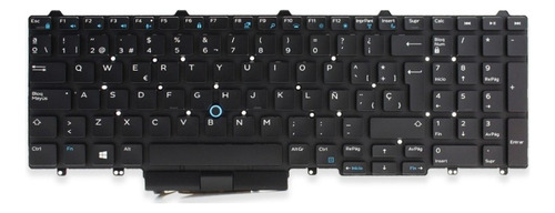 Teclado Para Laptop Dell Latitude E5570, E7510, Iluminado 