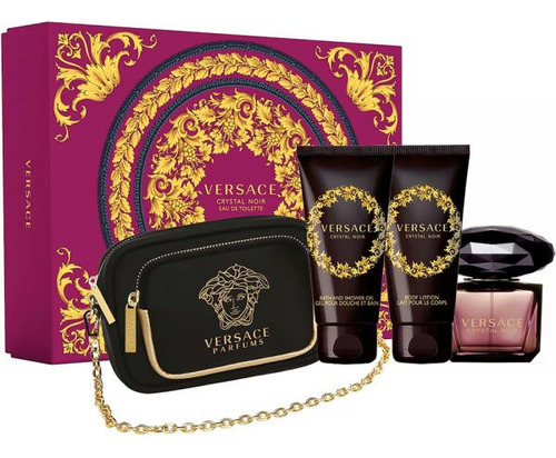 Set Versace Crystal Noir Eau De Toilette 90 Ml Mujer