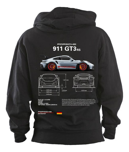 Hoodie Sudadera Porsche 911 Gt3 Rs 