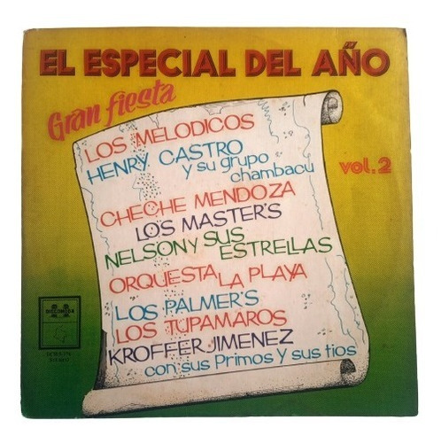 Lp Vinilo El Especial Del Año Vol 2  -- Macondo Records