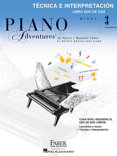 Metodo Piano Adventures Of Faber Vol.3 Libro Dos De Dos