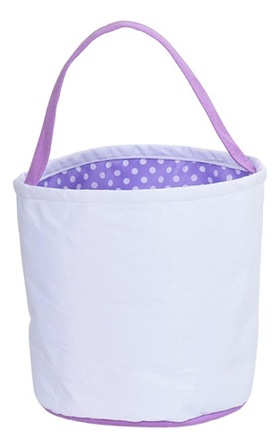 Bolsas De Caza De Huevos De Pascua De Primavera Violeta