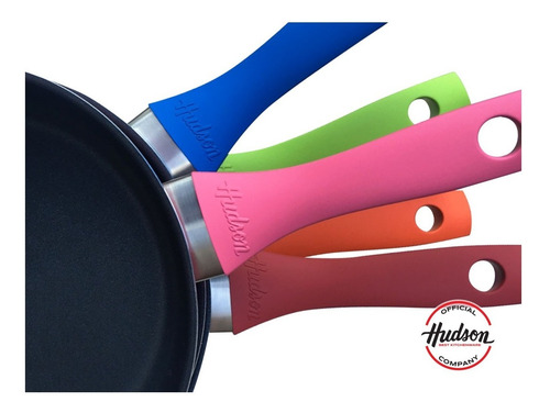 Batería De Cocina Hudson 5 Piezas Antiadherente Aluminio