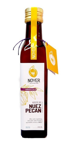 Aceite De Nuez Pecan  Puro X 250 Ml- Omega 3,6,y9 Apto Keto