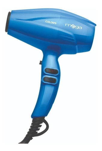 Secador de pelo Mega Colors azul 220V