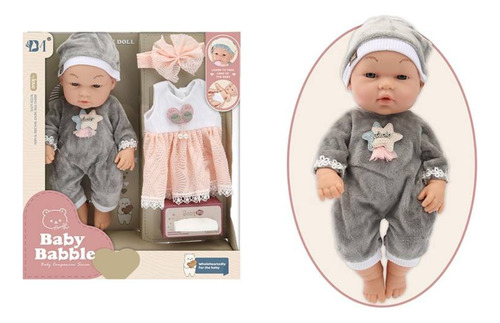 Bebote Real Con Ropa Y Accesorios Baby Babble