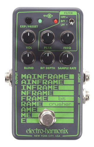 Pedal Para Guitar/bajo Electro Harmonix Mainframe Bit Crush
