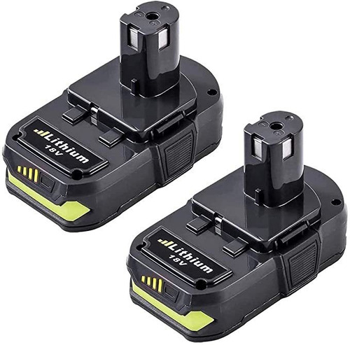 Batería De Repuesto Para Ryobi De 18 V De Litio One+ P102,.