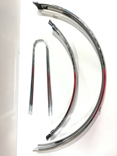 Guardabarro Cromado Bicicleta Rodado 26 Del Tras C 368
