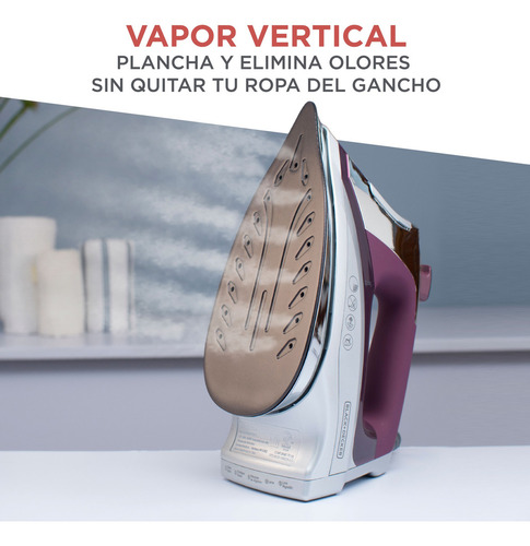 Plancha De Vapor Black+decker Máxima Protección Ropa, D3501