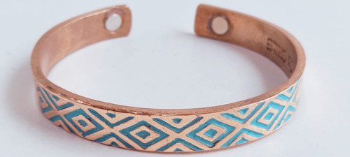 Imagen 2 de 2 de Pulseras De Cobre 99.99% Artesania Chilena