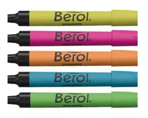 Marcatextos Berol Caja Con 12 Piezas Paga 2 Y Llévate 3