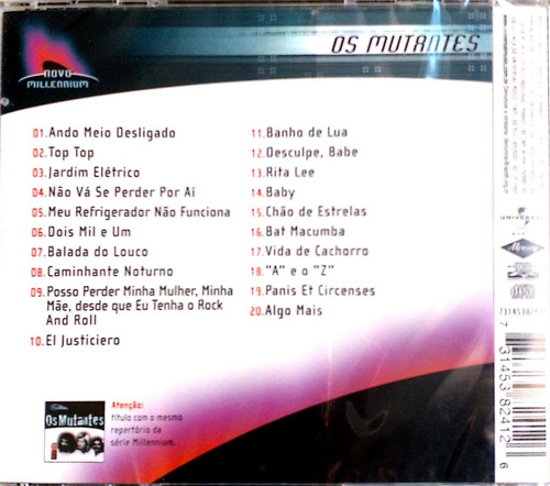 Cd Os Mutantes - Série Novo Millennium