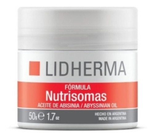 Nutrisomas 50gr Lidherma Nutrición Pieles Secas Con Abisinia Momento De Aplicación Día/noche Tipo De Piel Normal A Seca