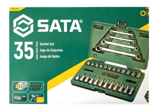 Juego De Dados Torx Sata 35 Piezas