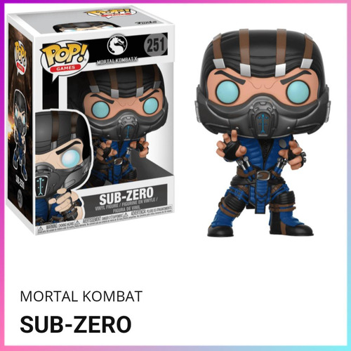 Funko Pop Mortal Kombat Subzero #251 Cajadetallesleves