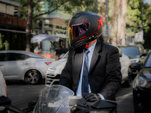 Hax Helmets. Casco Moto Integral Dot + Ece 06. Force Negro