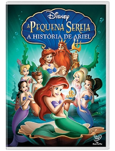 A Pequena Sereia A Historia De Ariel Dvd Original Lacrado