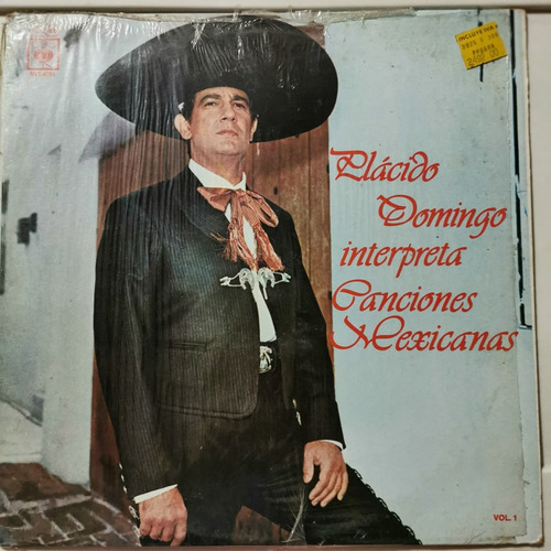 Disco Lp: Placido Domingo- Canciones Mexicanas-