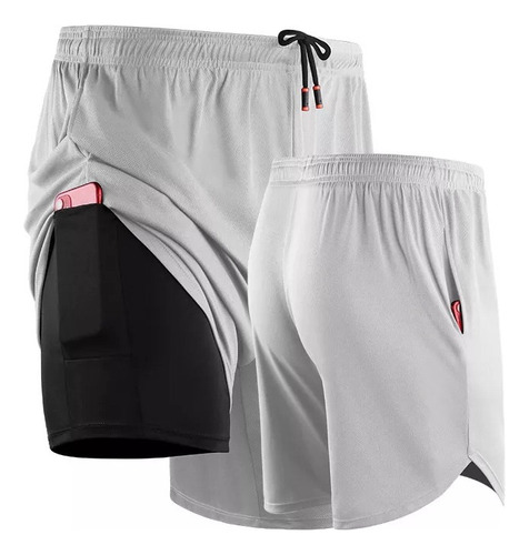 Pantalones Cortos For Hombre Dry Fit Gym Sport Fitness A