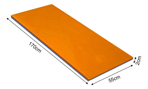 . Colchoneta Flotante De Agua Para Piscina, Balsa Naranja