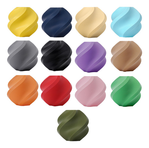 Filamento de laboratório de bambu Pla Matte de 1 kg e 1,75 mm com bobina azul marinho Macrotec