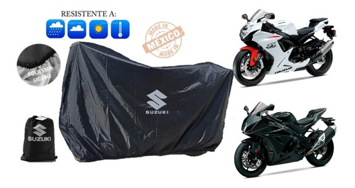 Funda Ligera Para Moto Deportiva Suzuki Repelente Al Agua!!!