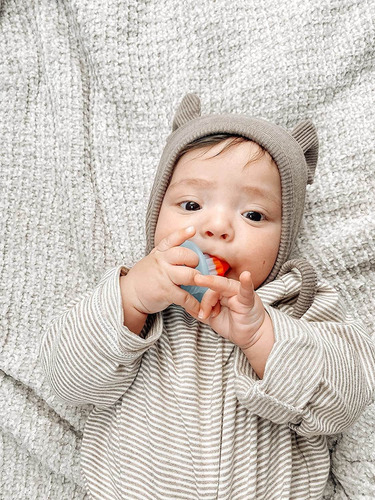 Itzy Ritzy Teensy Teether - Mordedor Hueco De Silicona Calma