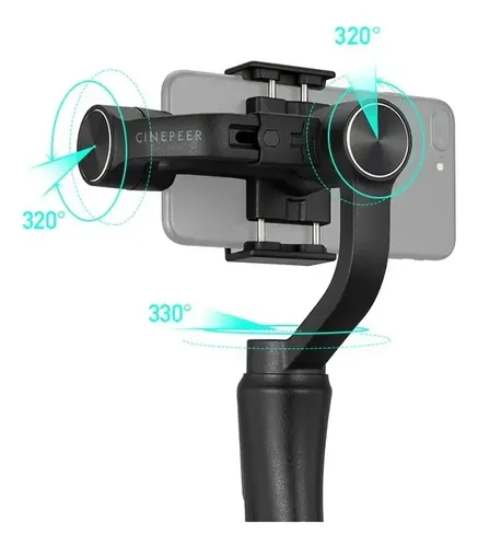 Cinepeer C11 Estabilizador Gimbal 3 Eixos Portátil Celular | Frete