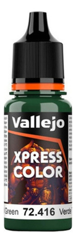 Tinta Vallejo Xpress Colors Troll Green Contrast 18ml 72416