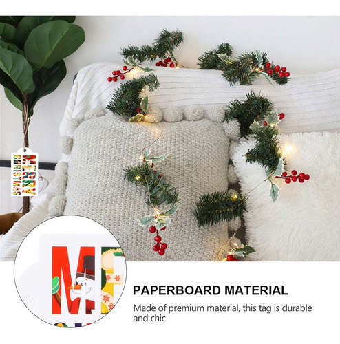 Imagem 8 de 8 de 2 Conjuntos Feliz Natal Diy Etiquetas Etiquetas Papel De Emb