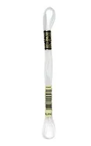 Comprar Dmc Hilo Bordado Algodon Trenzado Blanco Madeja