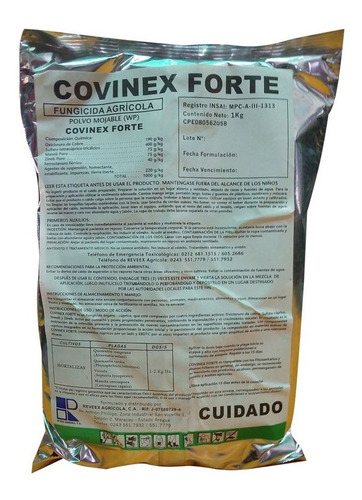 Imagen 1 de 1 de Covinex Forte, Reveex 1kg. Fungicida Agrícola. 