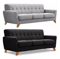 Comprar Sillon Sofa 3 Cuerpos Vintage Chenille Antidesgarro  Premiun