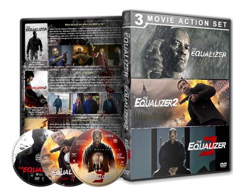 The Equalizer El Justiciero 1 2 3 Latino Dvd