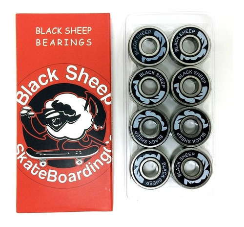 Rolamento Black Sheep Skate Ou Longboard Red Speed Importado