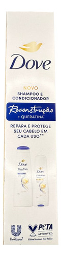 Dove Kit Reconstrução Queratina Lavanda 320g 2 Em 1