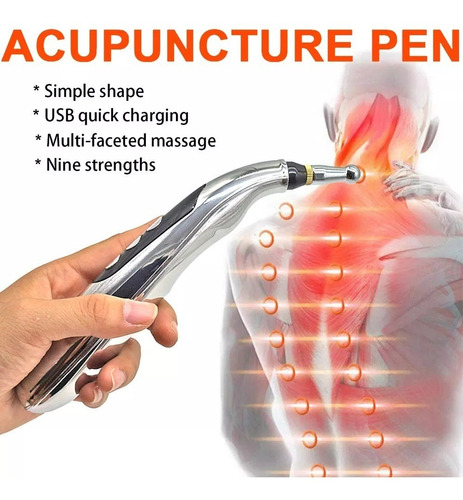 Imagen 7 de 8 de Lápiz Masajeador Acupuntura Masajeador Eléctrico Portáti Usb