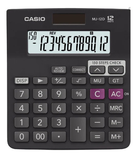 Calculadora Casio Mj12da Memorias 150 Pasos Somos Tienda 