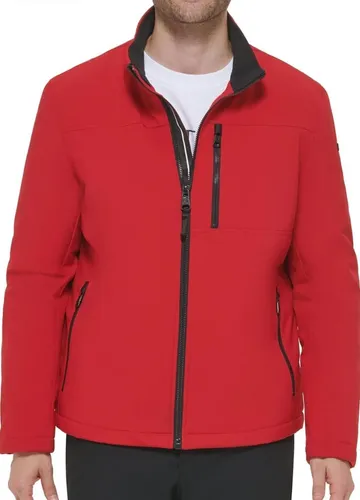 Chamarra roja calvin klein deals