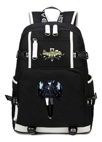 Mochila Anime Black Rock Shooter Mochila Bolsas Mochila Wopa