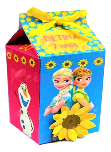 Cajita Milk  Box De Frozen....  X 10 Unidades