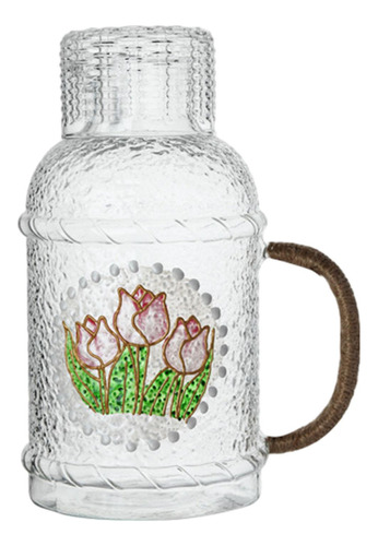 Set De Infusores De Té De Cristal Para Pava Tulipán