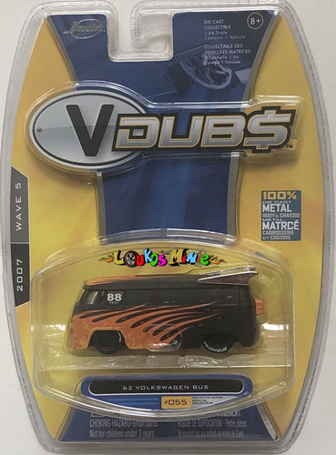 Jada Toys ´62 Volkswagen Bus Kombi V-dub$ 2008 Wave 5 #055