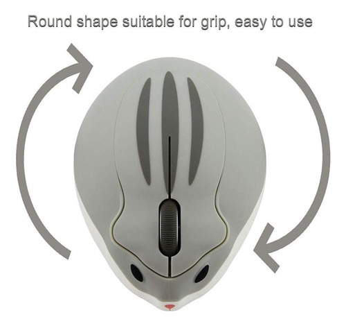 Raton Silencioso Inalambrico Chuyi Con Forma De Hamster, ...