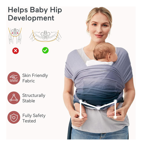 Momcozy Baby Wrap Carrier Slings, Portabebés Slings F 4u