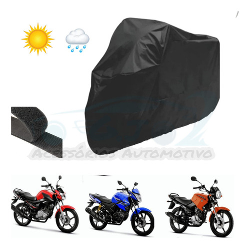 Capa/de Cobrir Proteção Sol Chuva Raios Uv P/ Yamaha/ybr 150