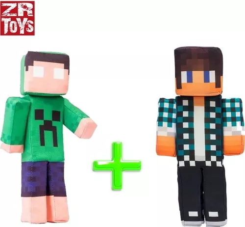 Boneco Minecraft Articulado Spok C3055 - Zr Toys em Promoção na Americanas